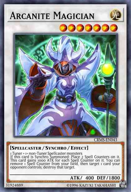 Arcanite Magician - CRMS-EN043 - Super Rare - Unlimited