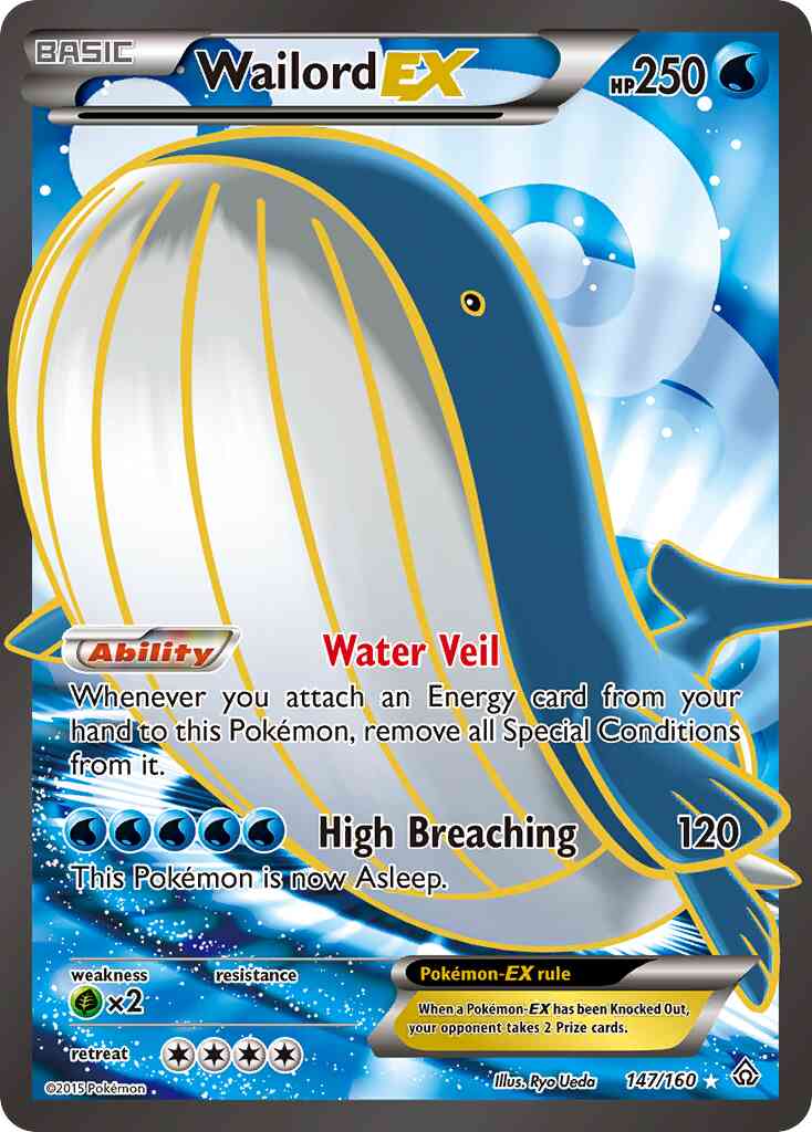 Wailord-EX - 147/160 - Rare Ultra [xy5-147] [Ultra]