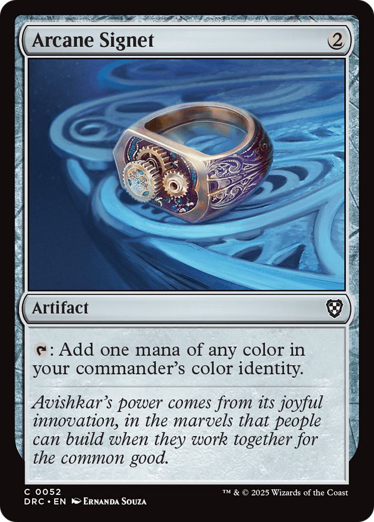 Arcane Signet [52] [Living Energy] [Aetherdrift: Commander] [Non-Foil]