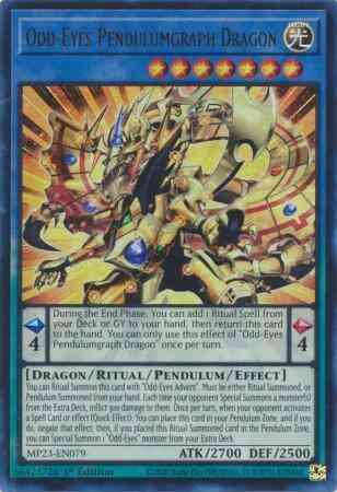 Odd-Eyes Pendulumgraph Dragon - MP23-EN079 - Ultra Rare - 1st Edition