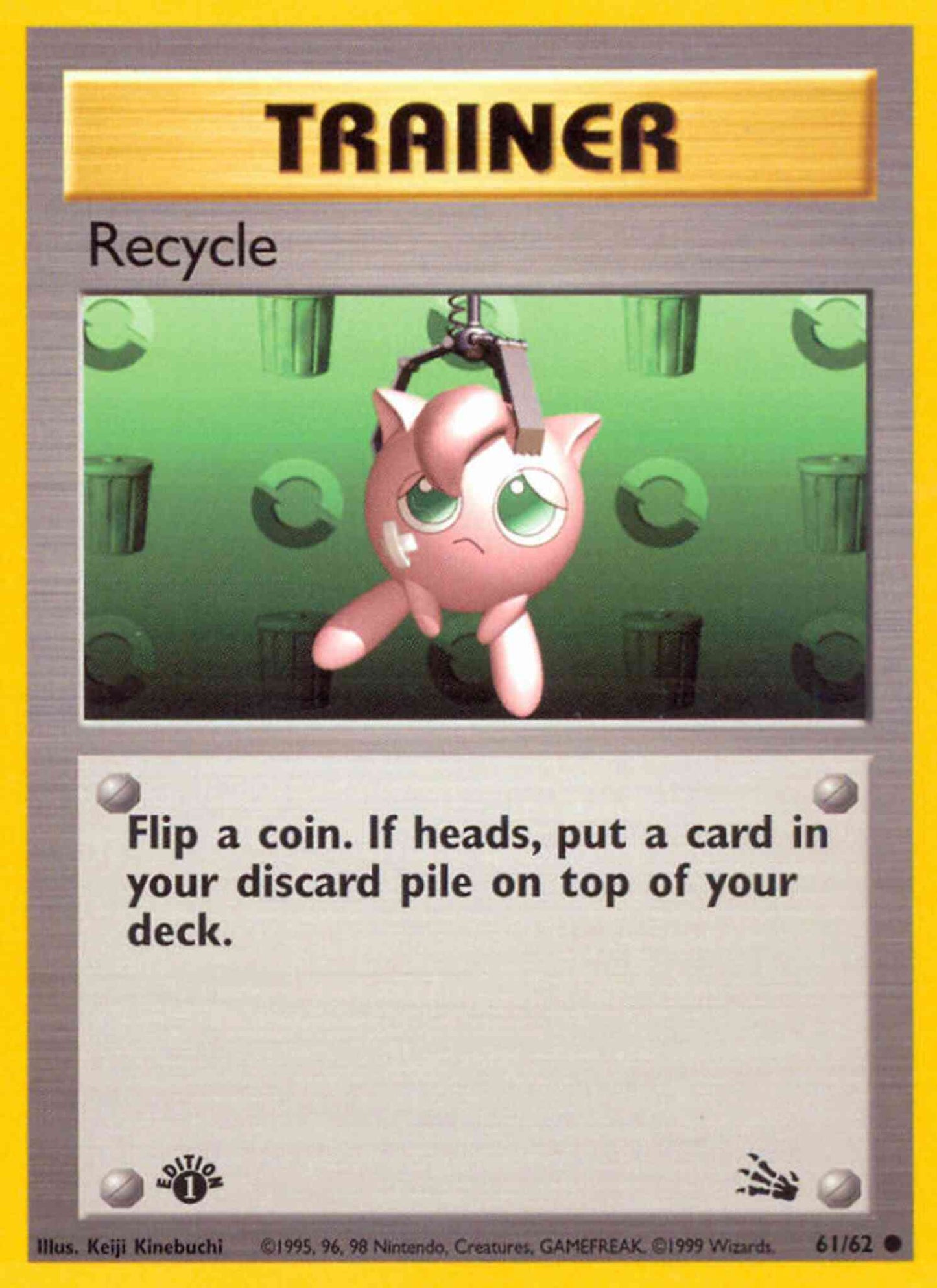 Recycle - 61/62 - Common - 1st Edition [base3-61] [Non-Holo]