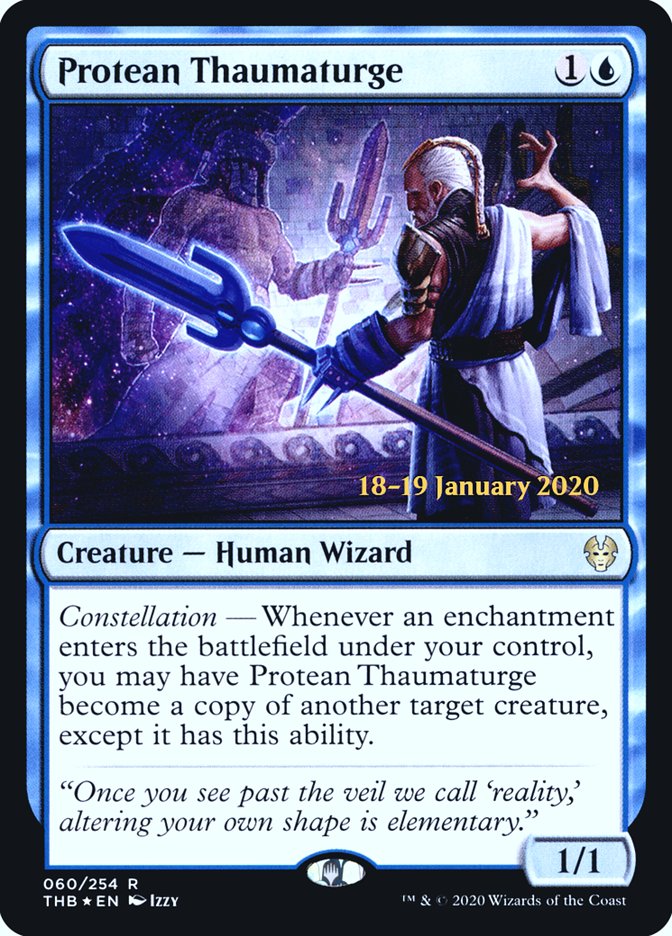 Protean Thaumaturge [60s] [Theros Beyond Death Promos] [Foil]