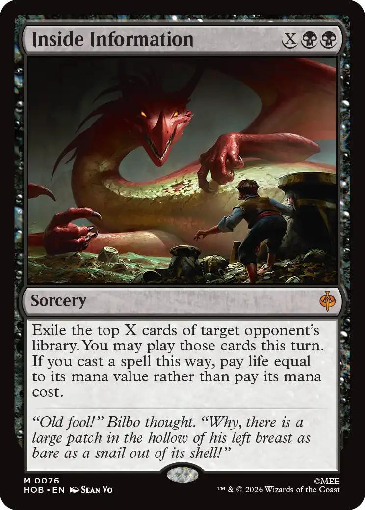 Inside Information [76] [The Hobbit] [Non-Foil]