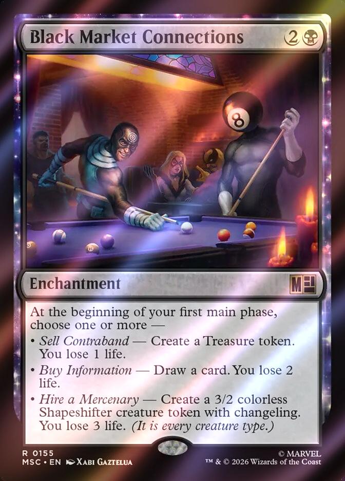 Black Market Connections [155] [Marvel Super Heroes: Commander] [Surge Foil]