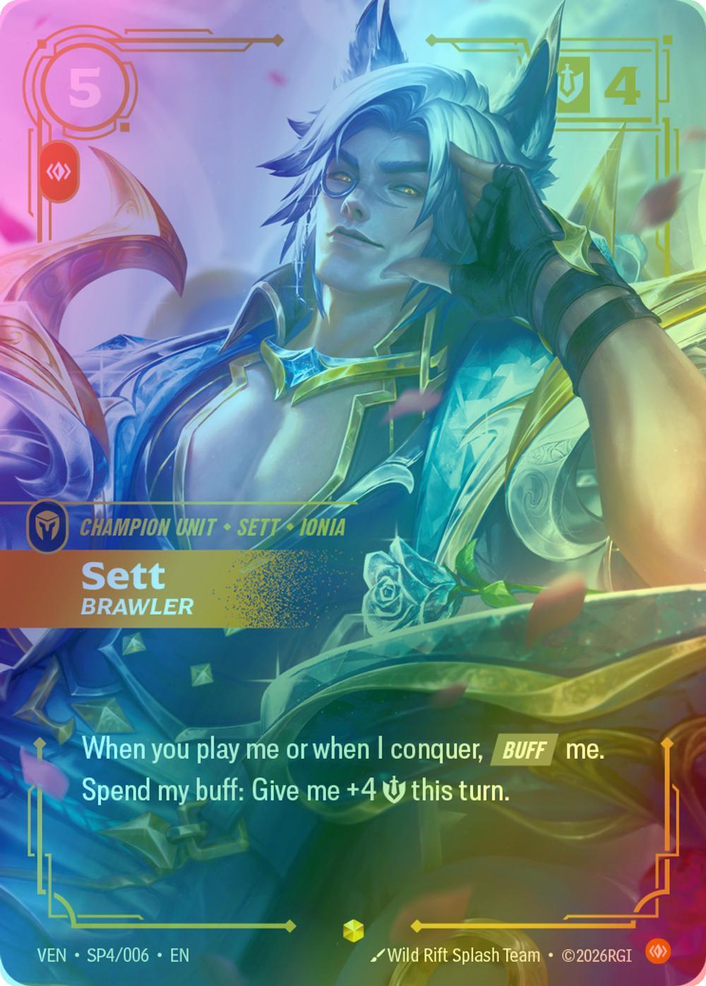 Sett, Brawler - SP4/006 [Vendetta] [Foil]
