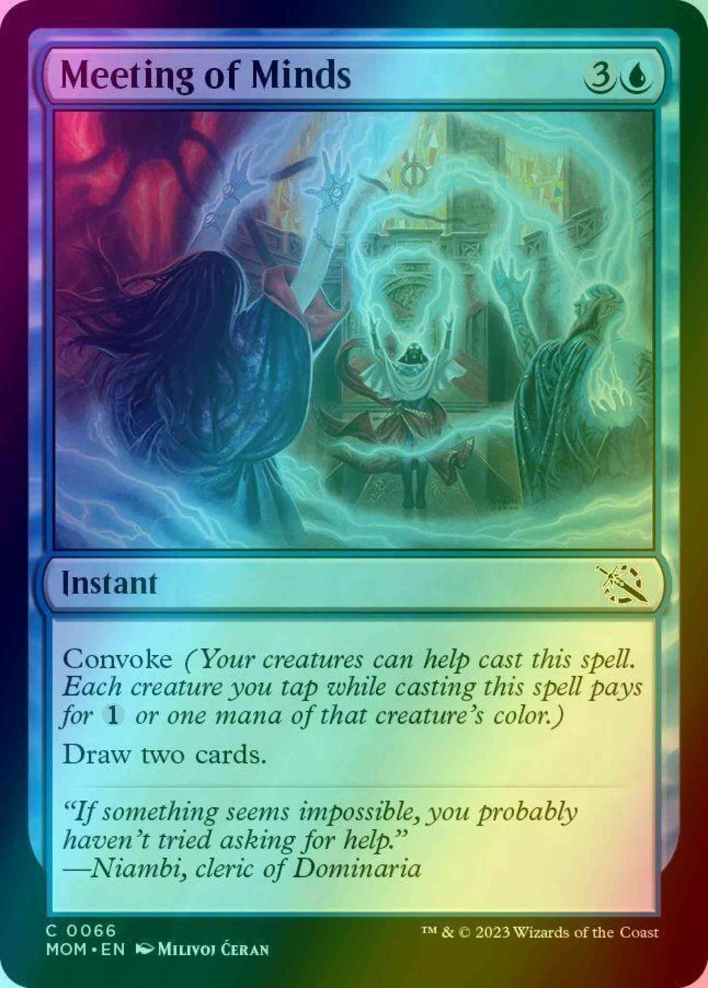 Meeting of Minds [66] [March of the Machine] [Foil]