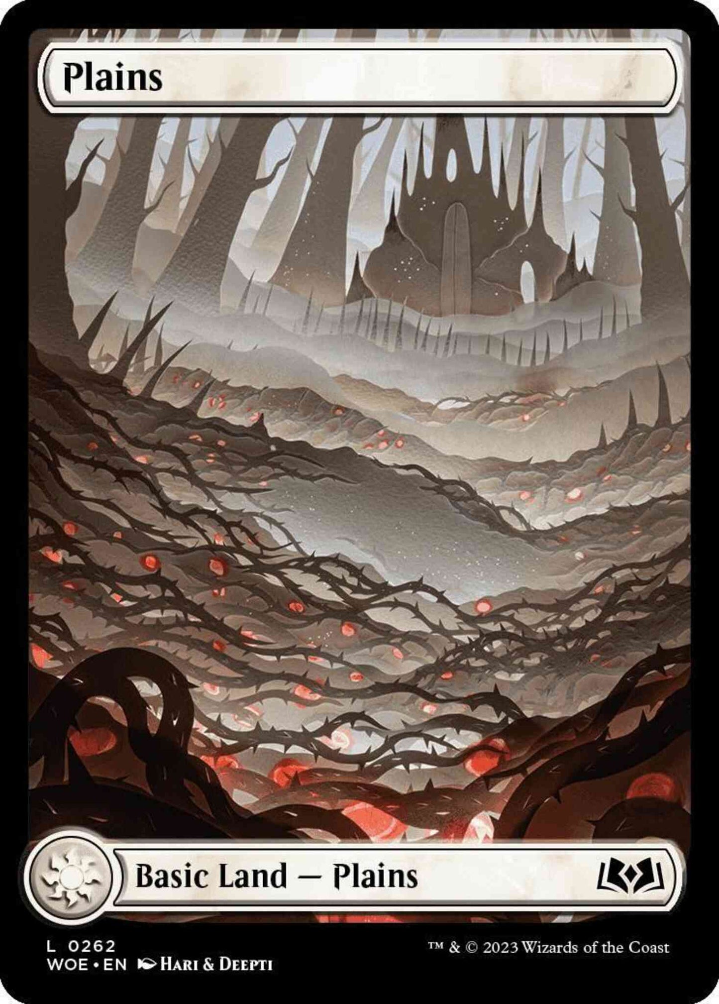 Plains [262] [Full Art] [Wilds of Eldraine] [Non-Foil]