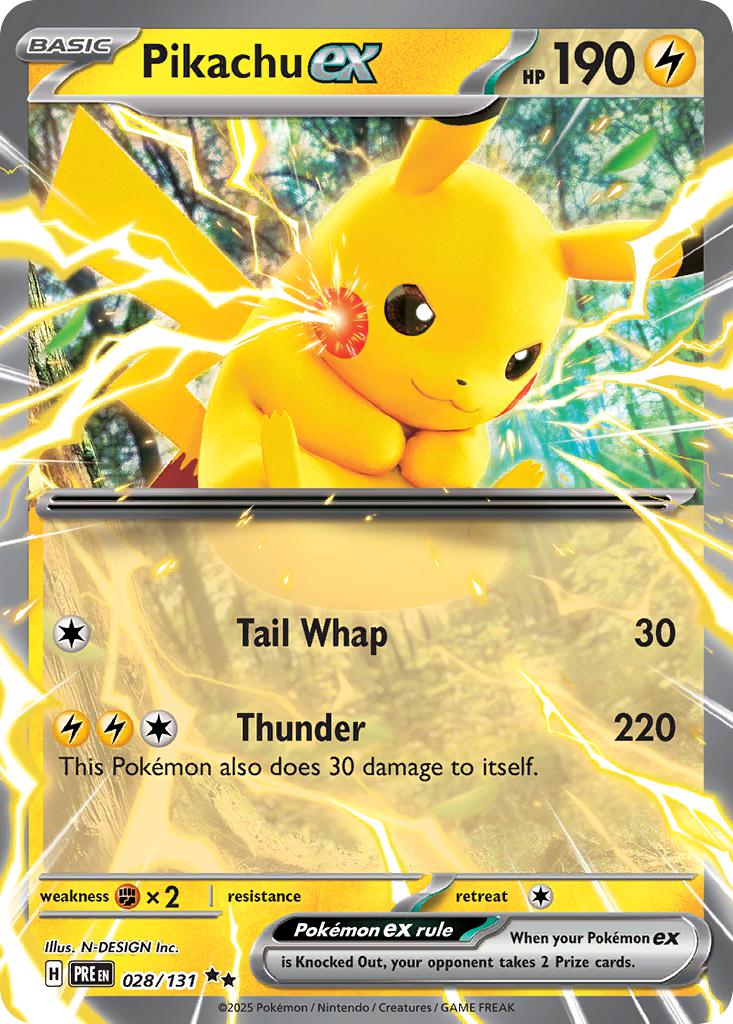 Pikachu ex - 028/131 - Double Rare [sv085-028] [Ultra]