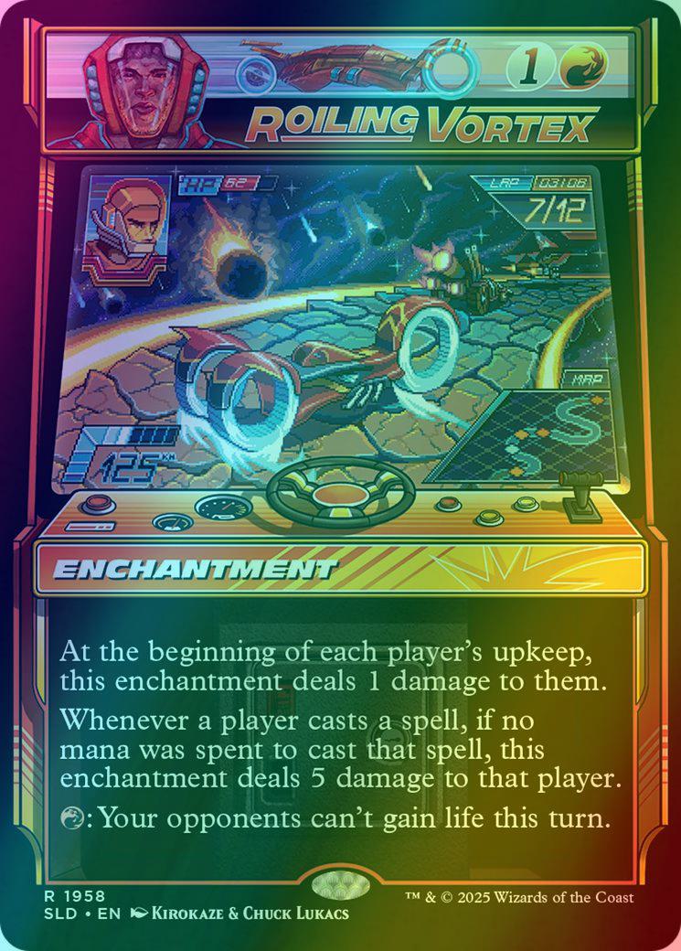 Roiling Vortex [1958] [Showcase] [Arcade Racers] [Secret Lair Drop] [Foil]