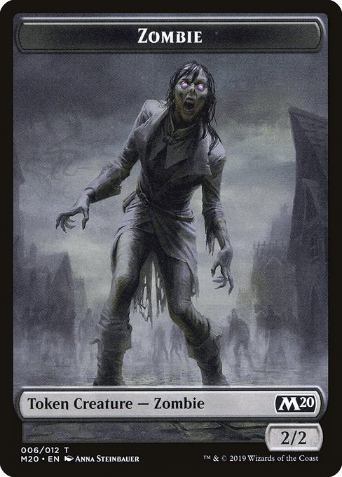 Wolf Token (08) // Zombie Token (06) [Game Night 2019 Tokens] [Non-Foil]