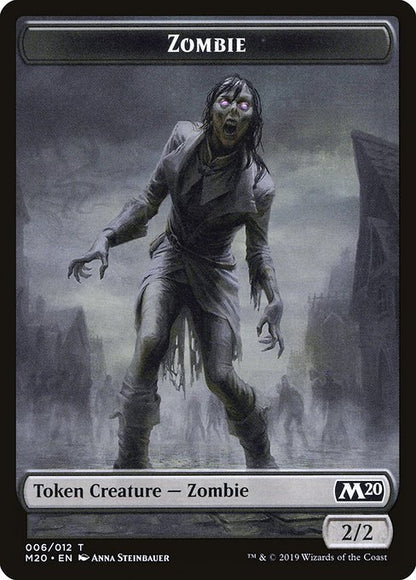 Wolf Token (08) // Zombie Token (06) [Game Night 2019 Tokens] [Non-Foil]