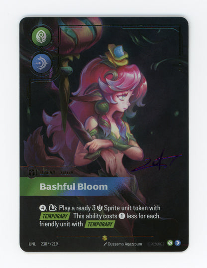 Bashful Bloom (Lillia) — Signature|Foil — ID 19182