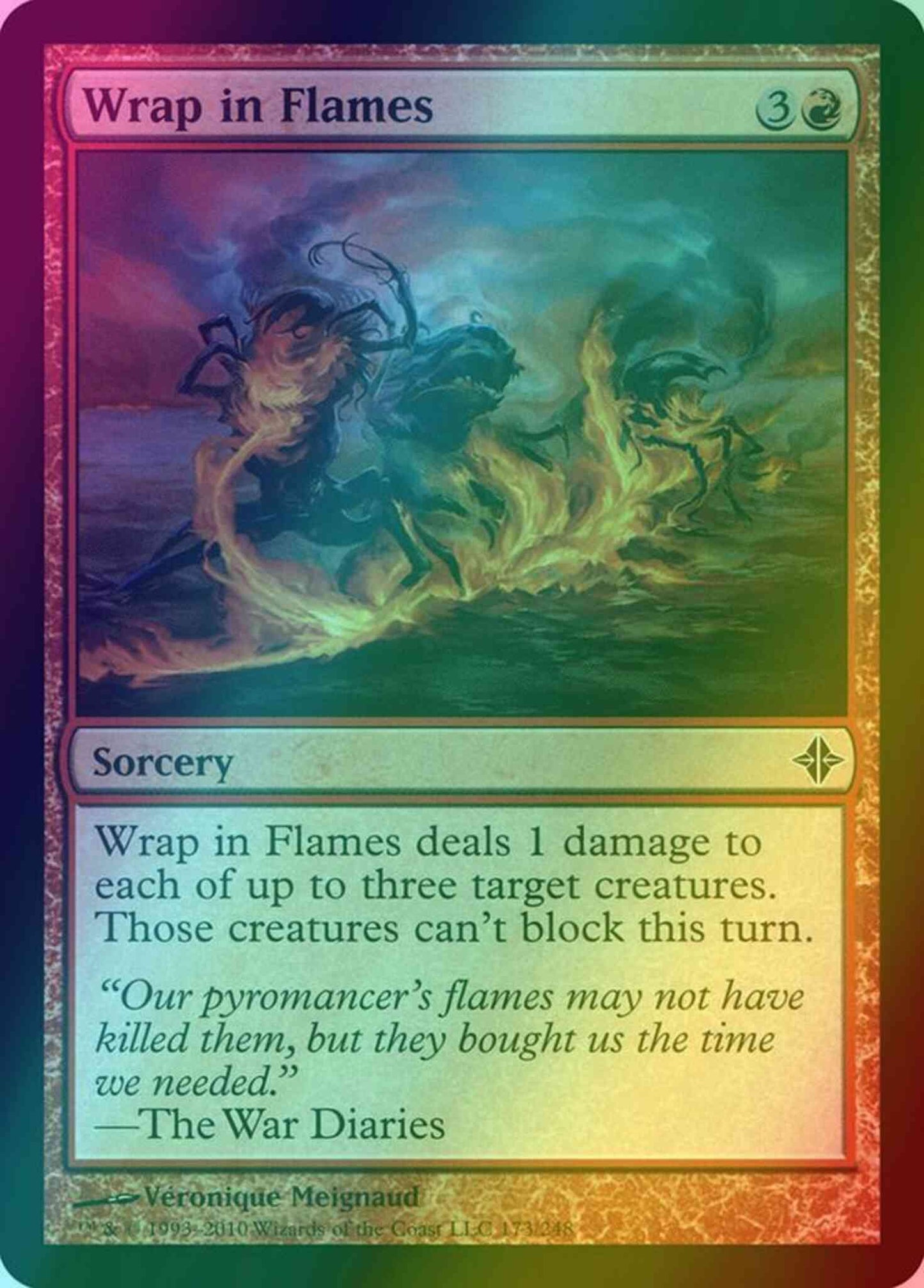 Wrap in Flames [173] [Rise Of The Eldrazi] [Foil]