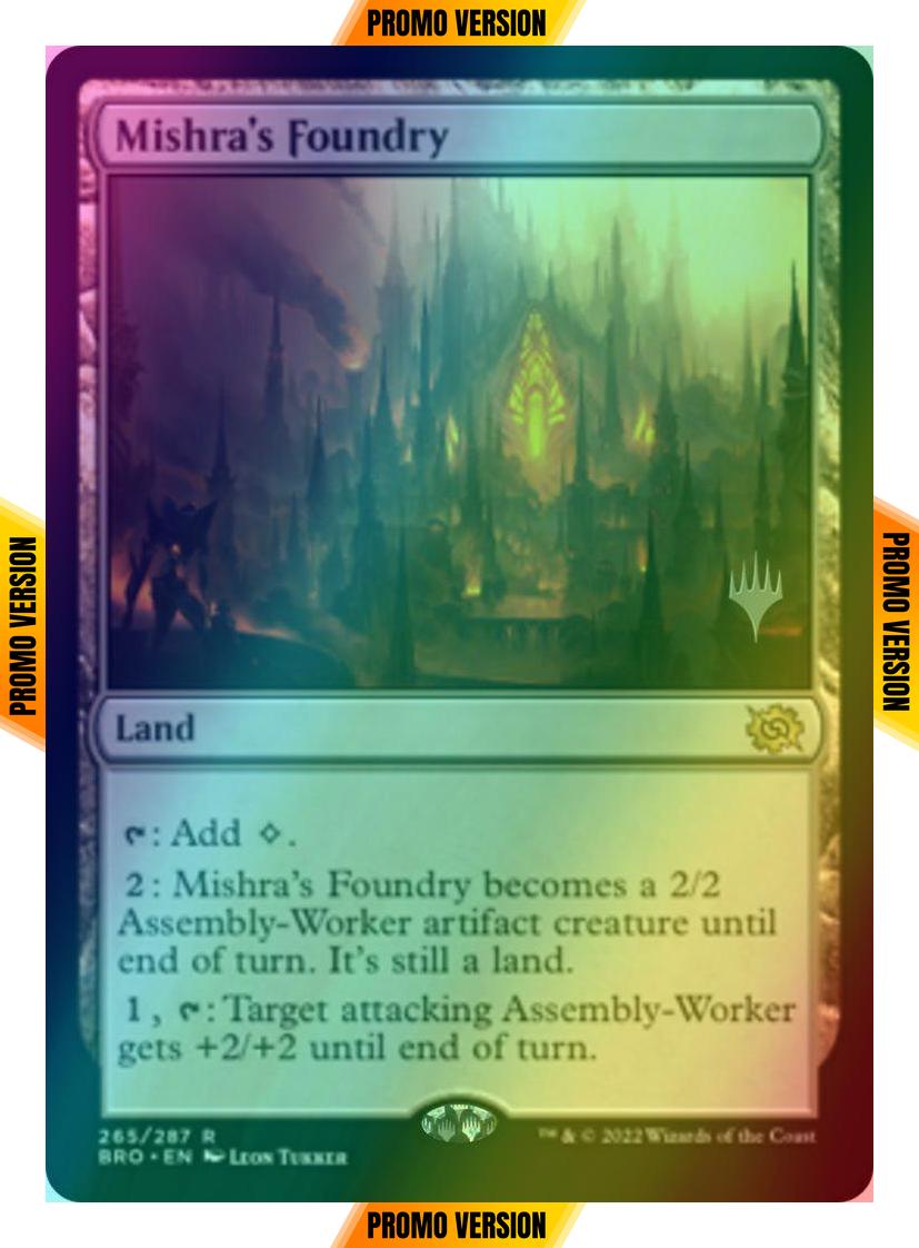 Mishra's Foundry [265p] [Promo Pack] [The Brothers' War: Promos] [Foil]