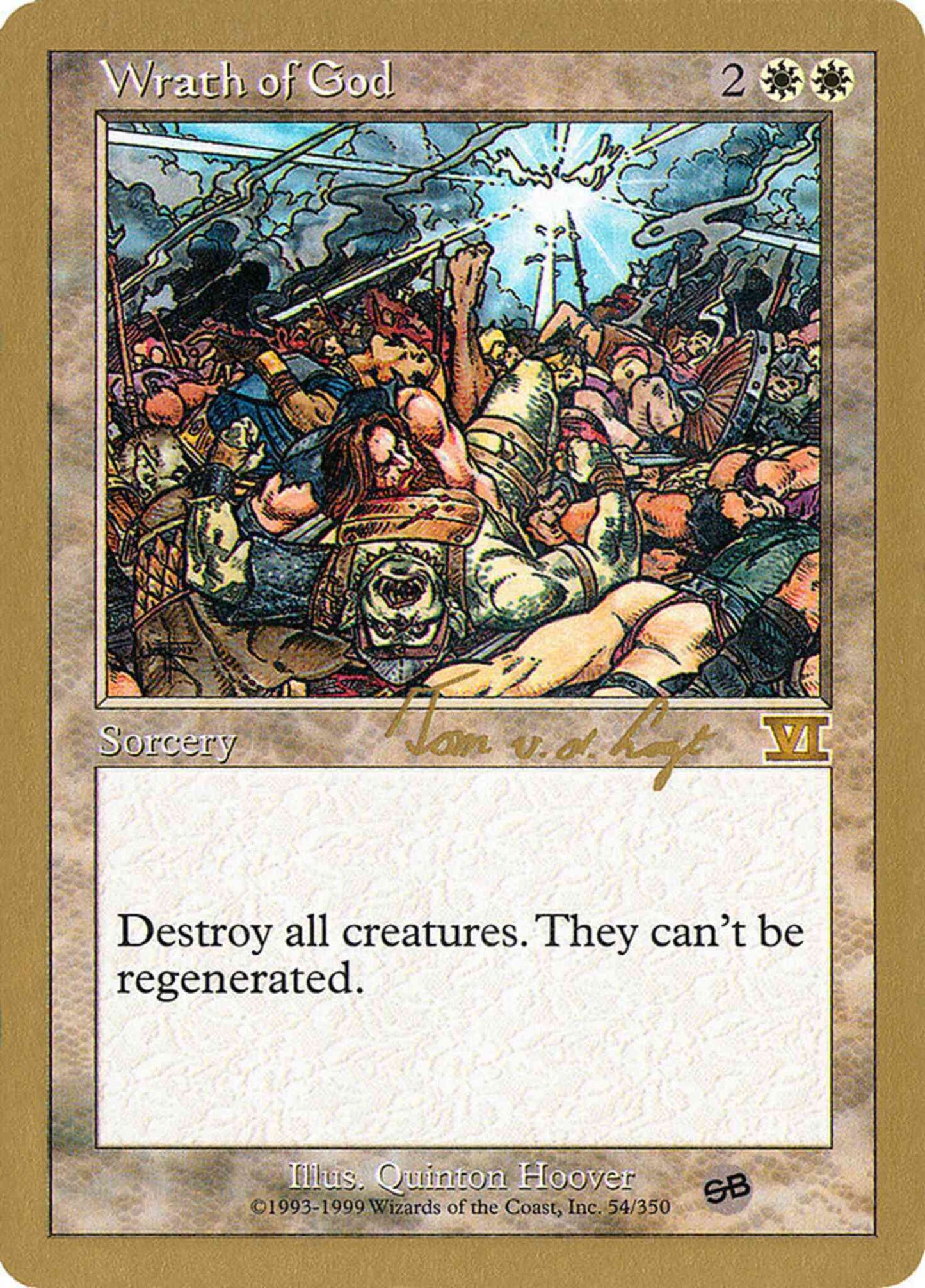 Wrath of God [tvdl54sb] [Sideboard] [World Championship Decks 2000] [Non-Foil]