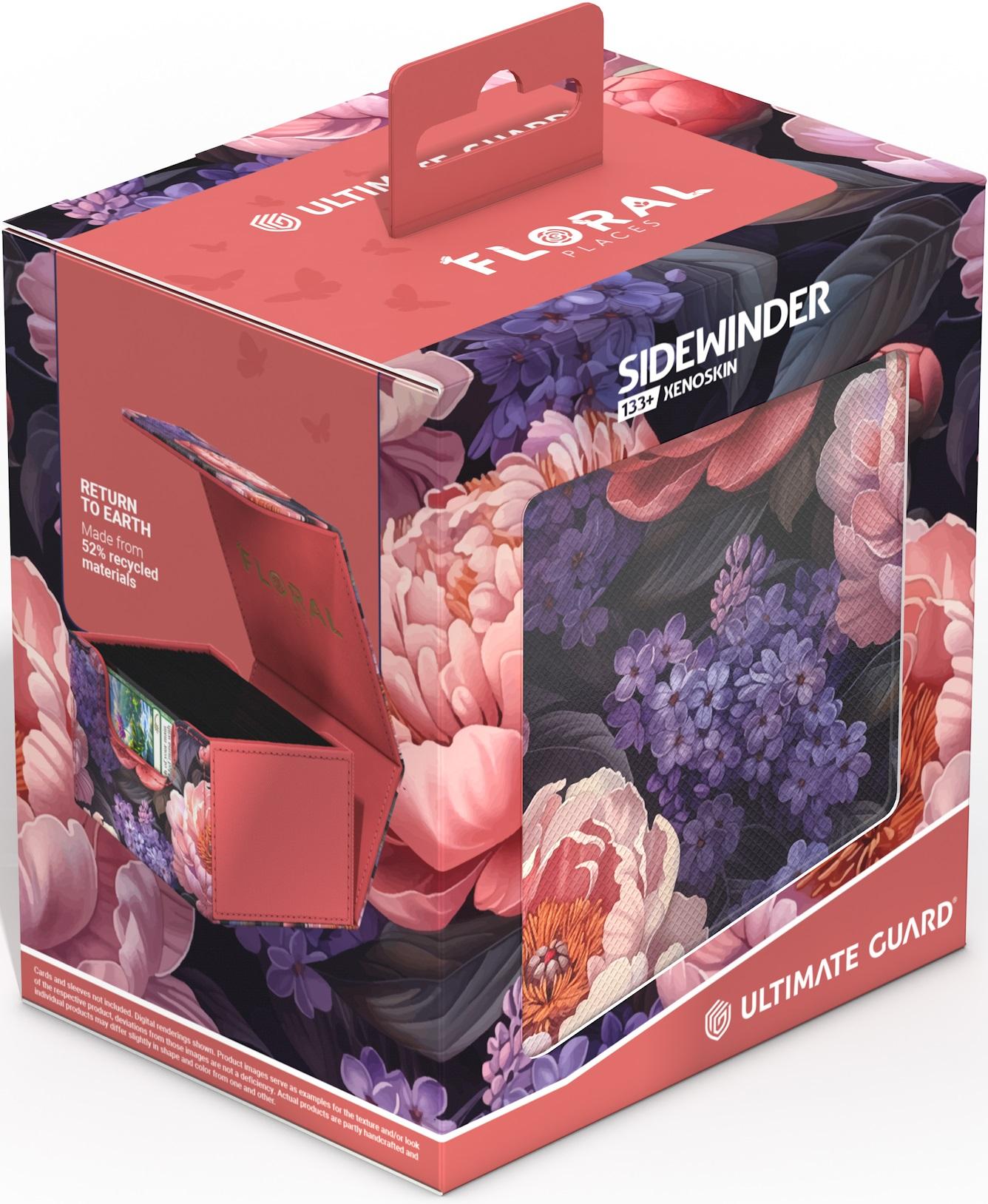 Ultimate Guard Sidewinder XenoSkin Floral Deck Case - 133+ - Vivid Field