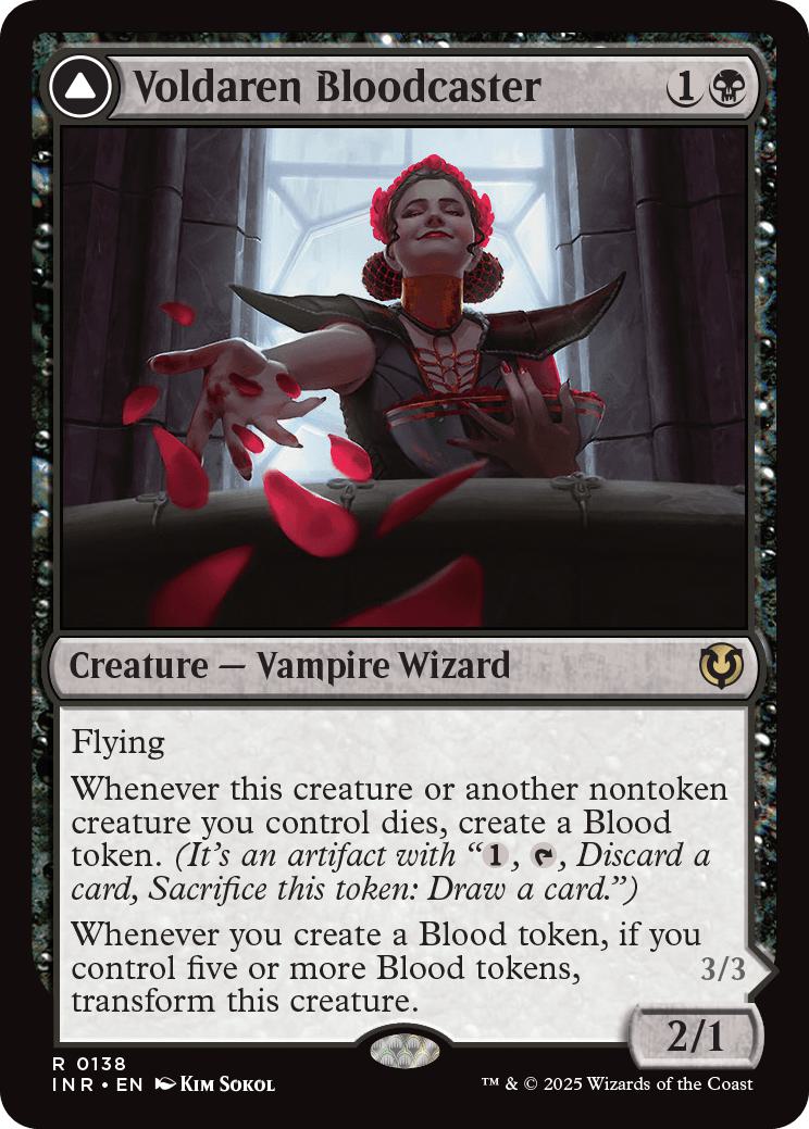 Voldaren Bloodcaster // Bloodbat Summoner [138] [Innistrad Remastered] [Non-Foil]