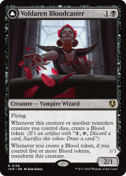 Voldaren Bloodcaster // Bloodbat Summoner [138] [Innistrad Remastered] [Non-Foil]