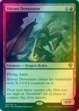 Shivan Devastator [143] [Dominaria United] [Foil]