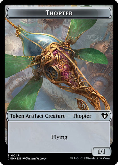 Bird Illusion Token (11) // Thopter Token (47) [Commander Masters: Tokens] [Non-Foil]