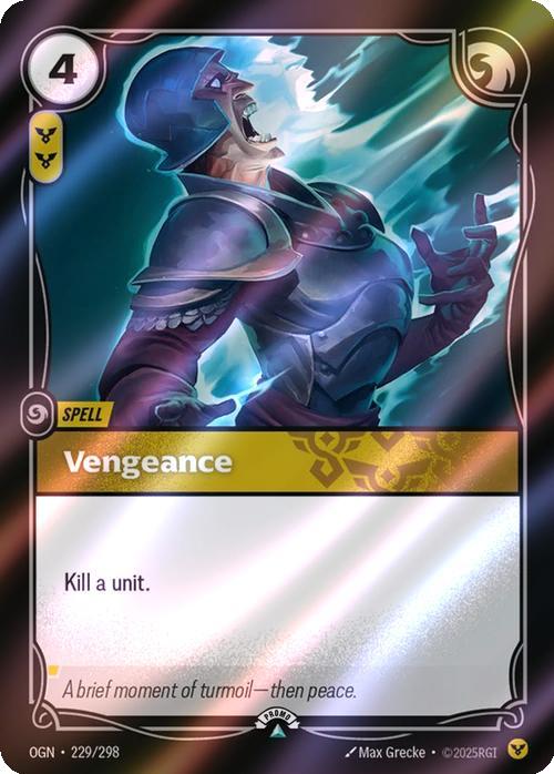 Vengeance - 229/298 [Riftbound Organized Play Promotional Cards] [Foil]