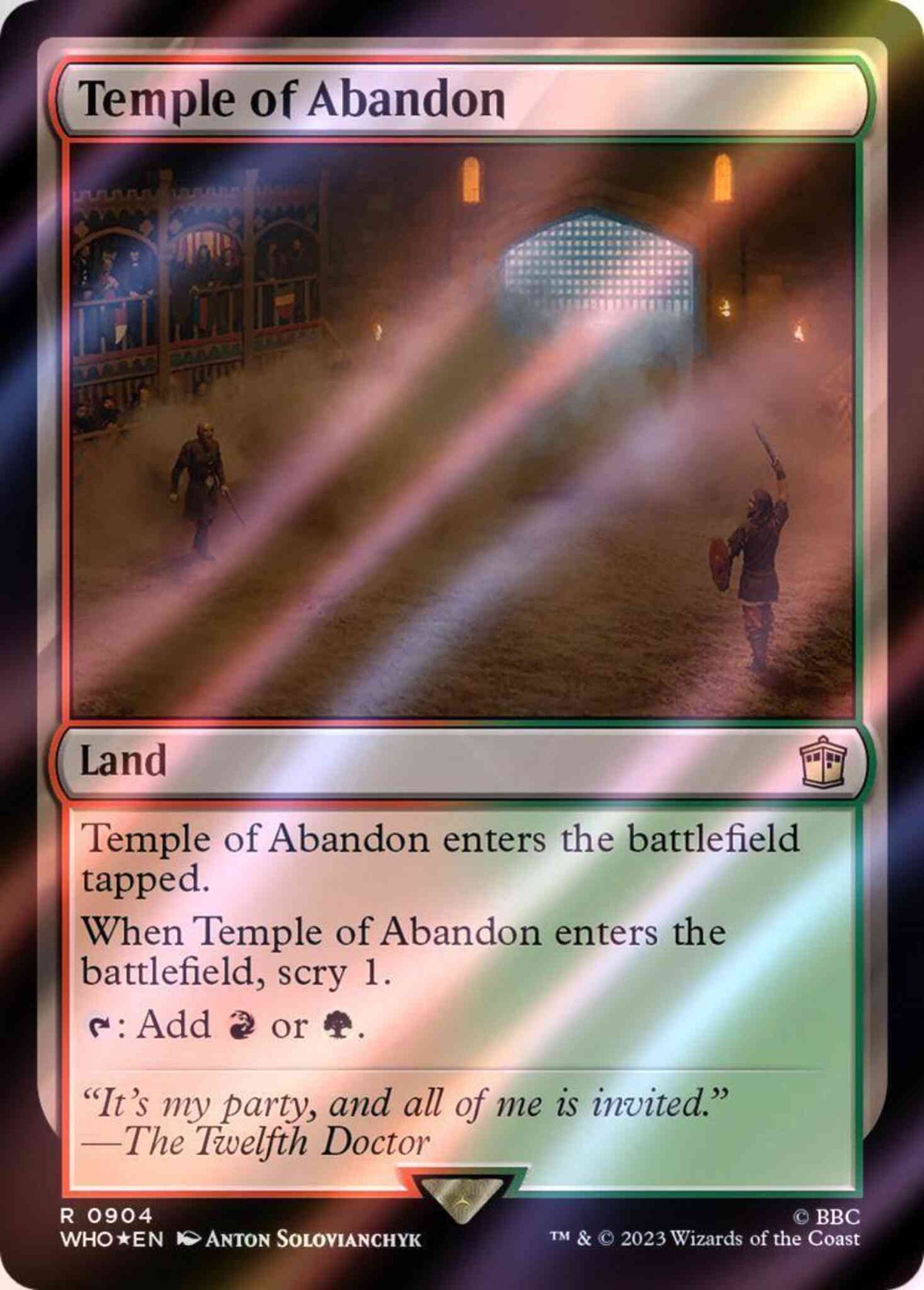 Temple of Abandon [904] [Universes Beyond: Doctor Who] [Surge Foil]