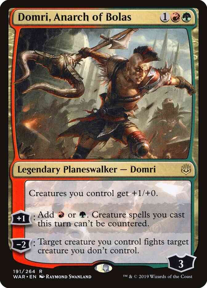 Domri, Anarch of Bolas [191] [War of the Spark] [Non-Foil]