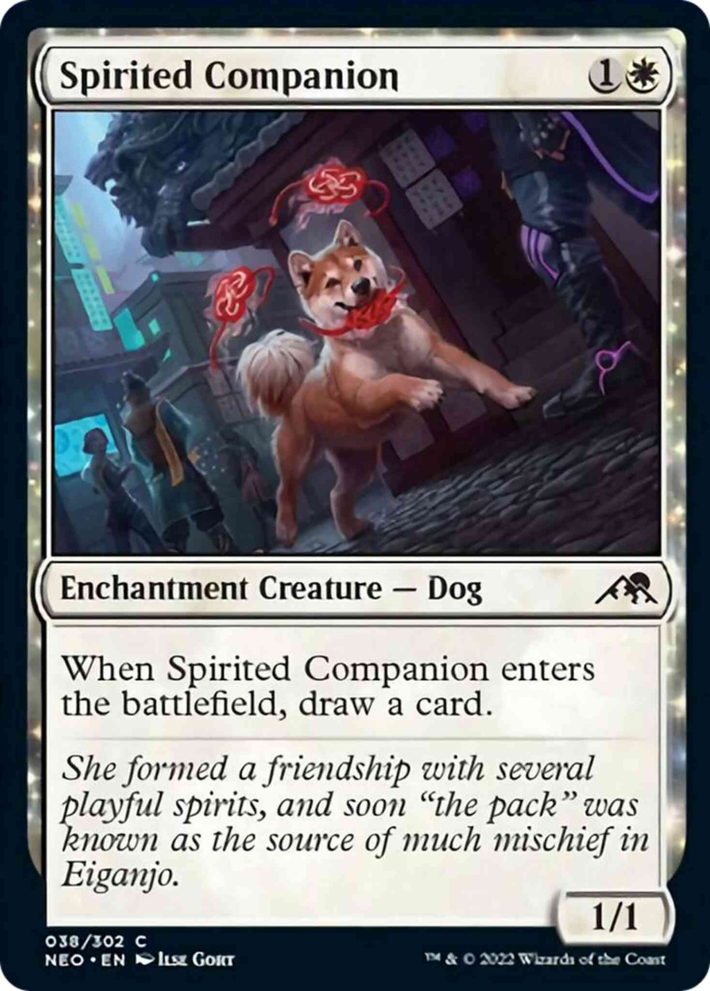 Spirited Companion [38] [Kamigawa: Neon Dynasty] [Non-Foil]