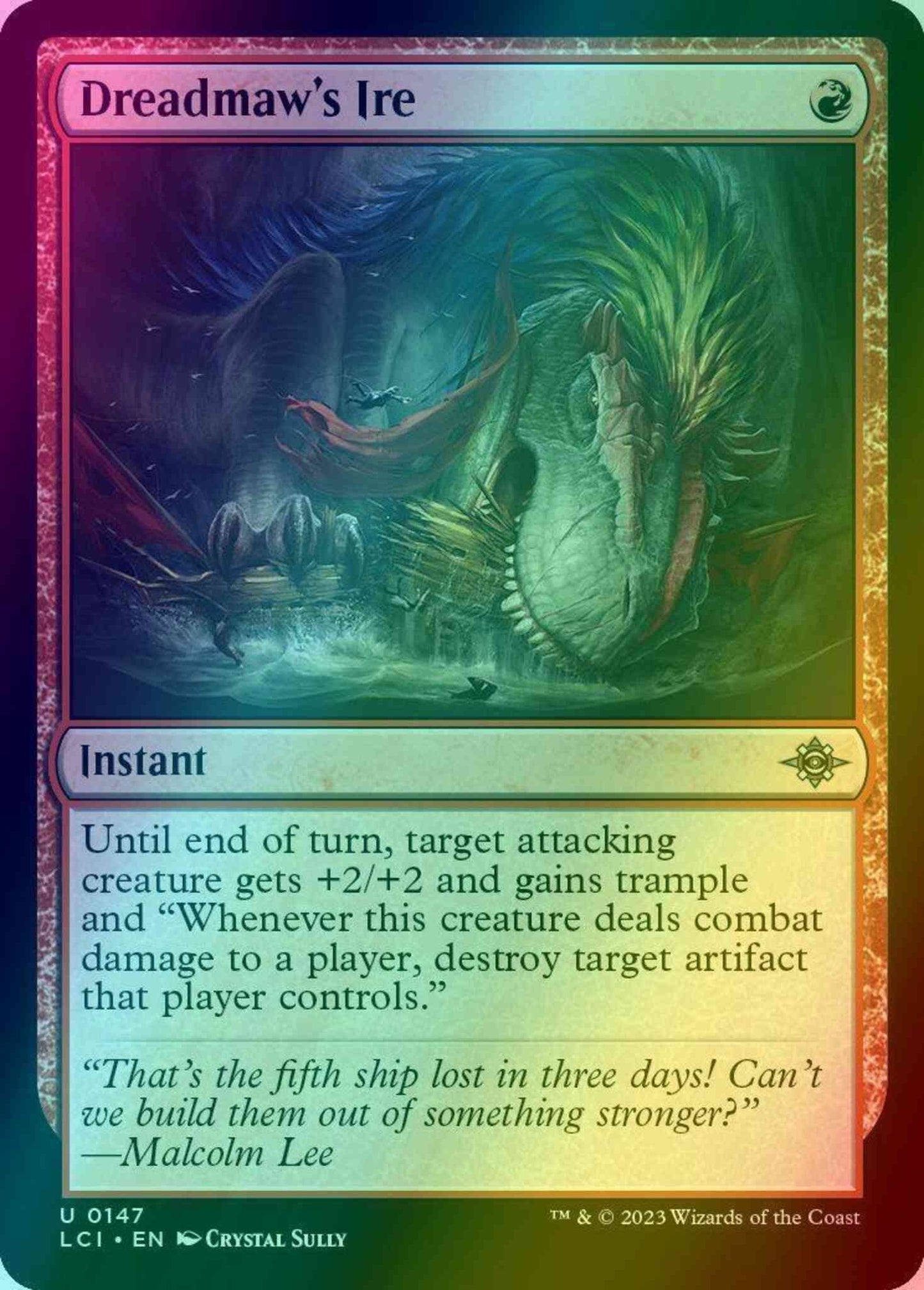 Dreadmaw's Ire [147] [The Lost Caverns of Ixalan] [Foil]