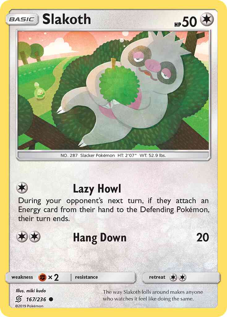 Slakoth - 167/236 - Common [sm11-167] [Non-Holo]