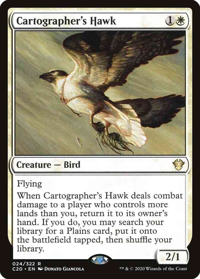 Cartographer's Hawk [24] [Commander 2020] [Non-Foil]