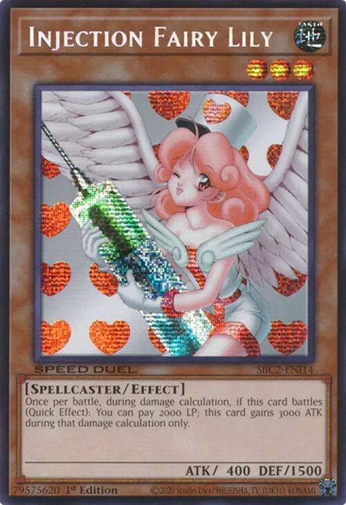 Injection Fairy Lily - SBC2-ENI14 - Prismatic Secret Rare - 1st Edition