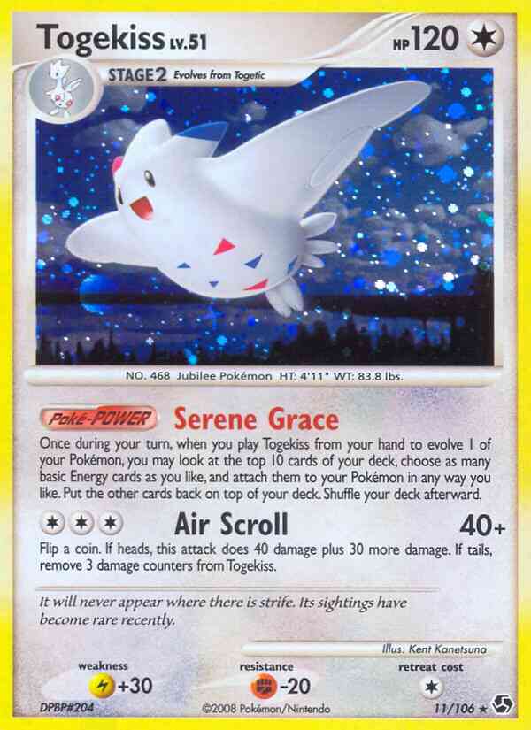 Togekiss - 11/106 - Rare Holo [dp4-11] [Reverse Holo]