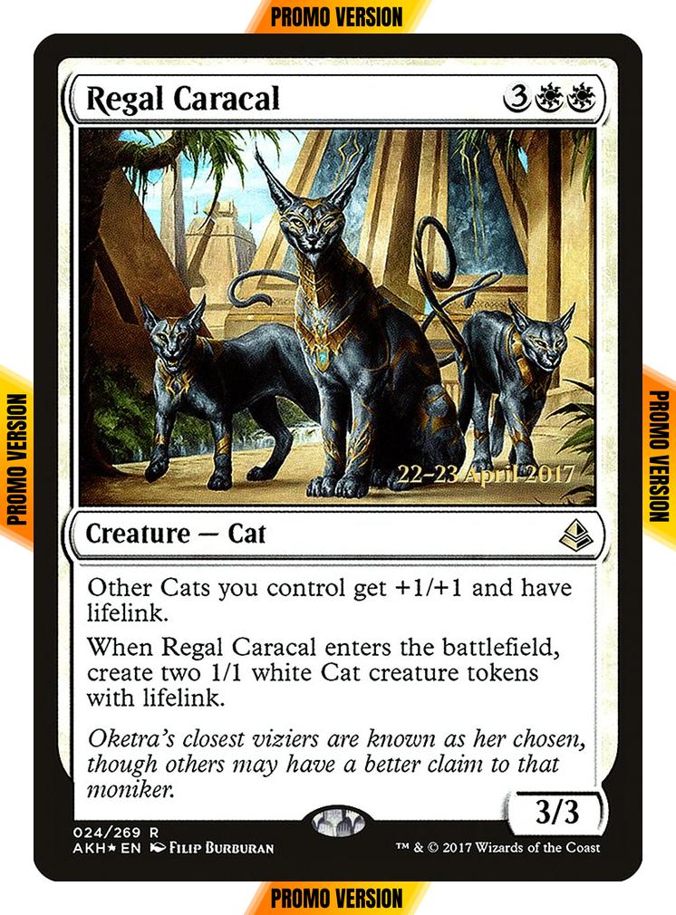 Regal Caracal [24s] [Amonkhet Promos] [Foil]