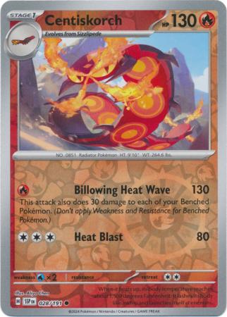 Centiskorch - 028/191 - Common [sv08-028] [Reverse Holo]