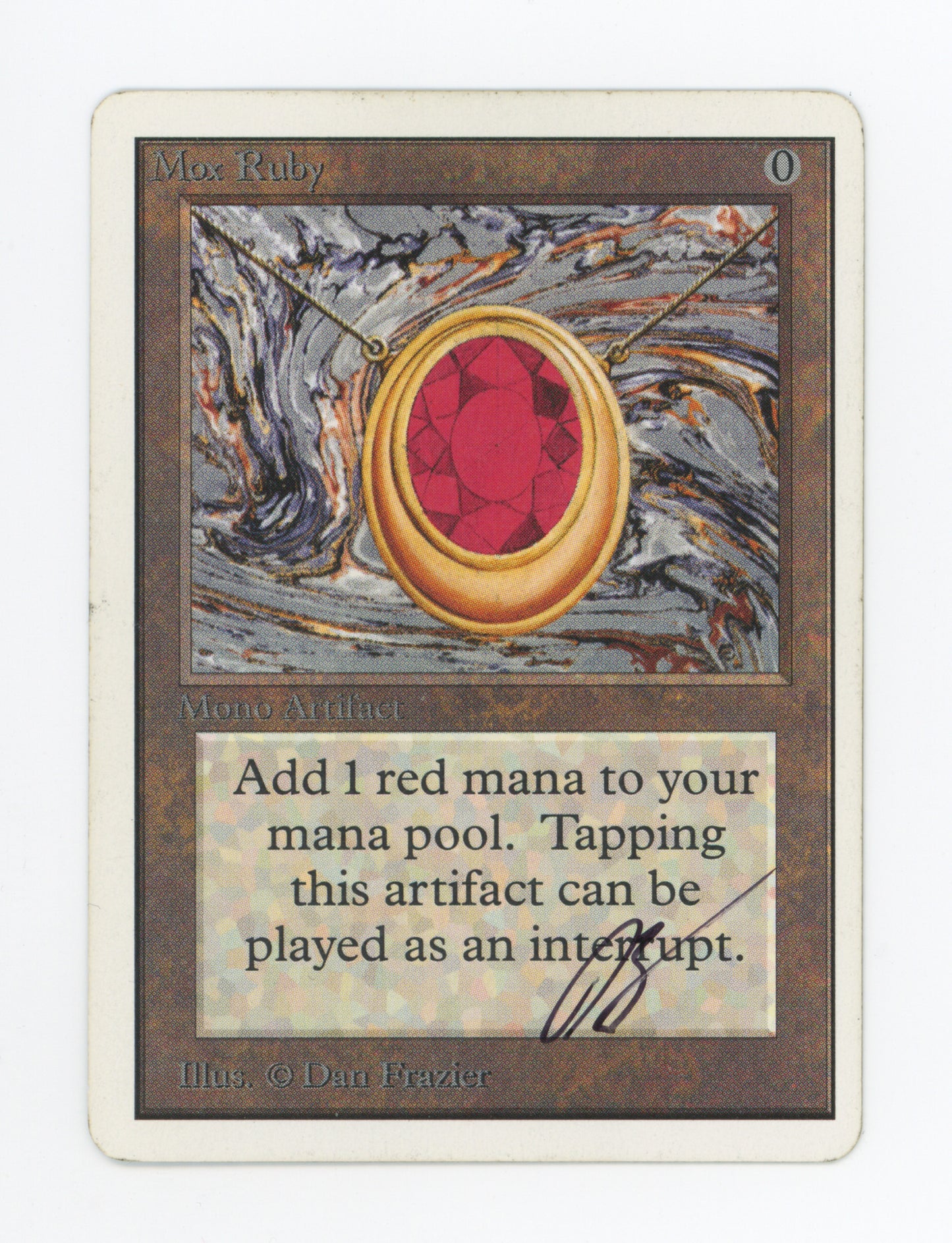 Mox Ruby — Signed — ID 19530