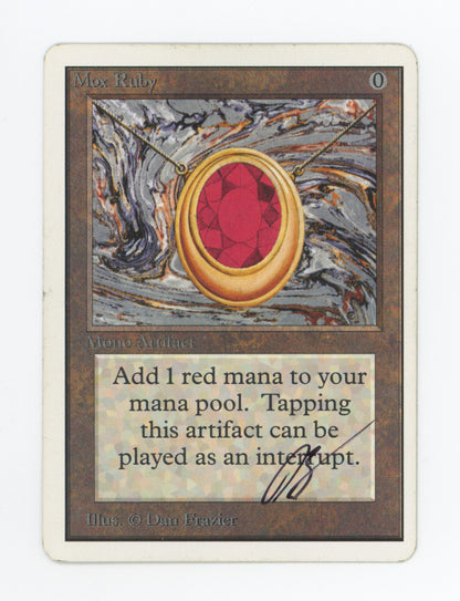 Mox Ruby — Signed — ID 19530