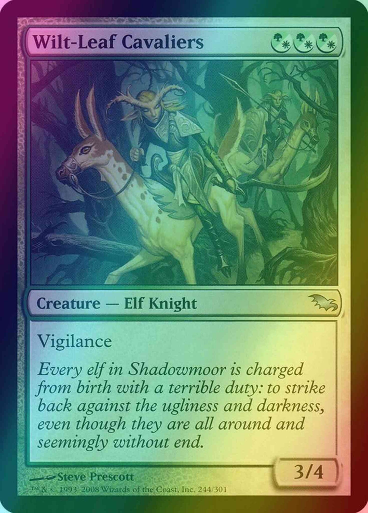 Wilt-Leaf Cavaliers [244] [Shadowmoor] [Foil]