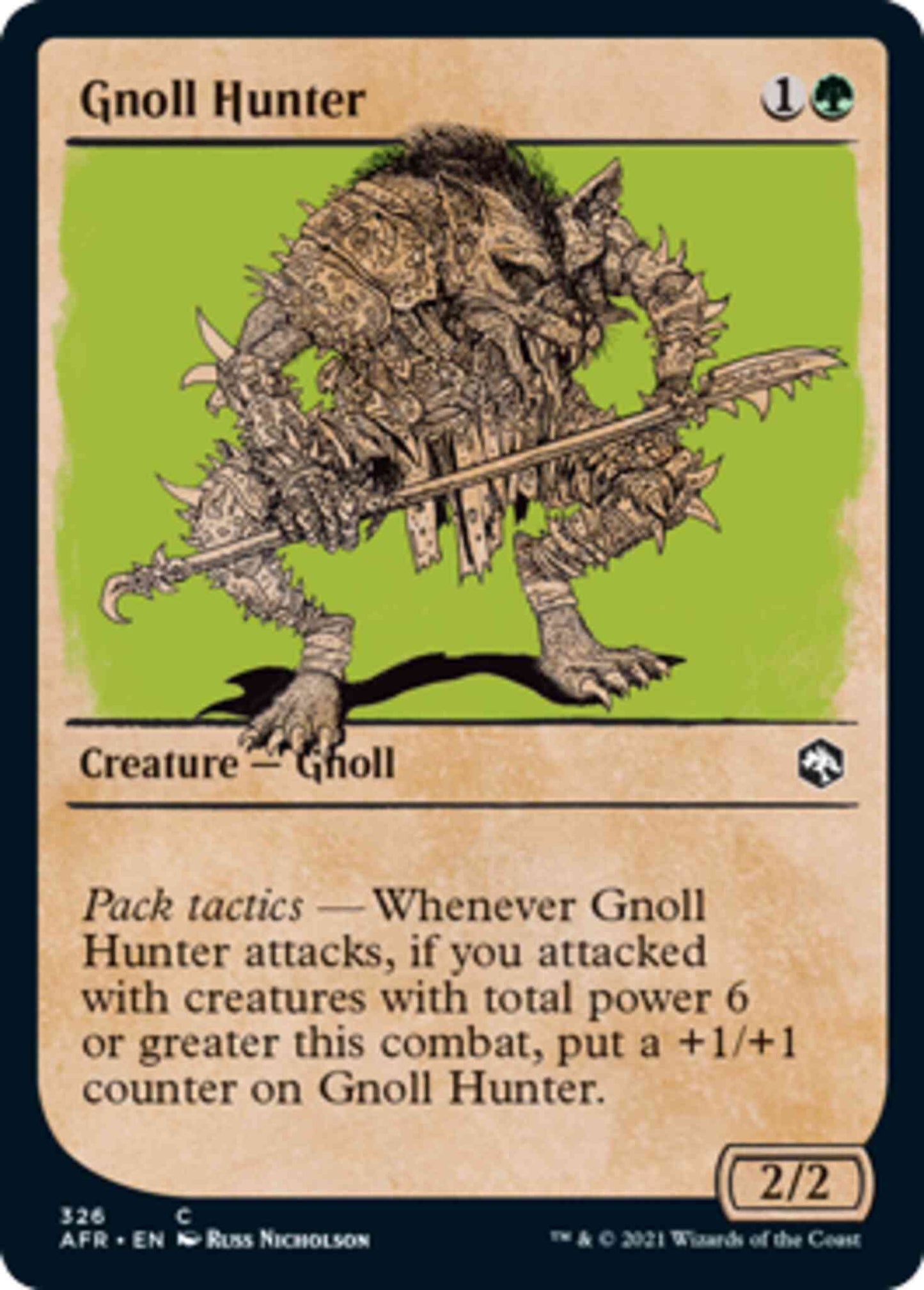 Gnoll Hunter [326] [Rulebook Showcase] [Adventures in the Forgotten Realms] [Non-Foil]