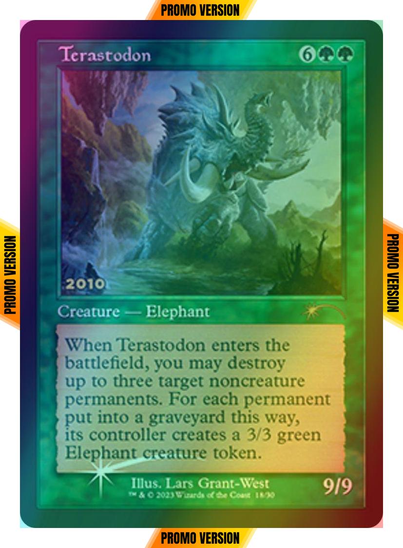 Terastodon [18] [Retro Frame] [30th Anniversary Promos] [Foil]