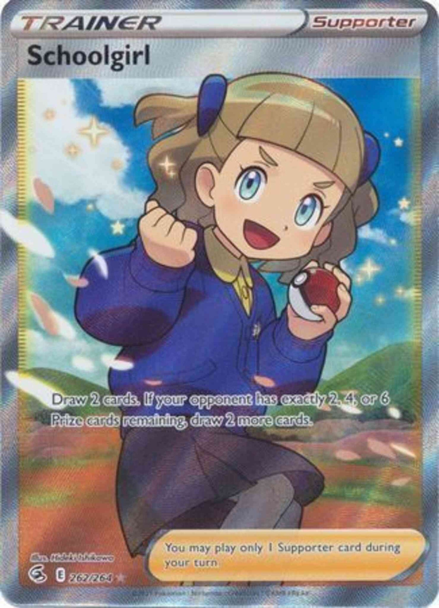 Schoolgirl - 262/264 - Rare Ultra - Full Art [SWSH8-262] [Ultra]
