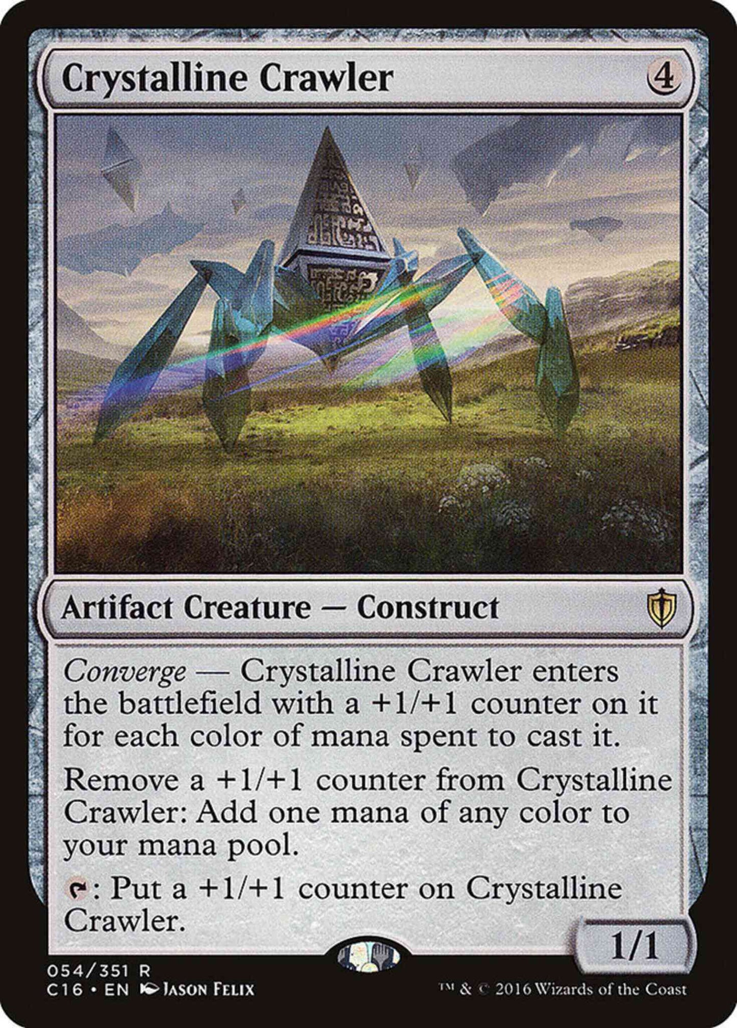 Crystalline Crawler [54] [Commander 2016] [Non-Foil]