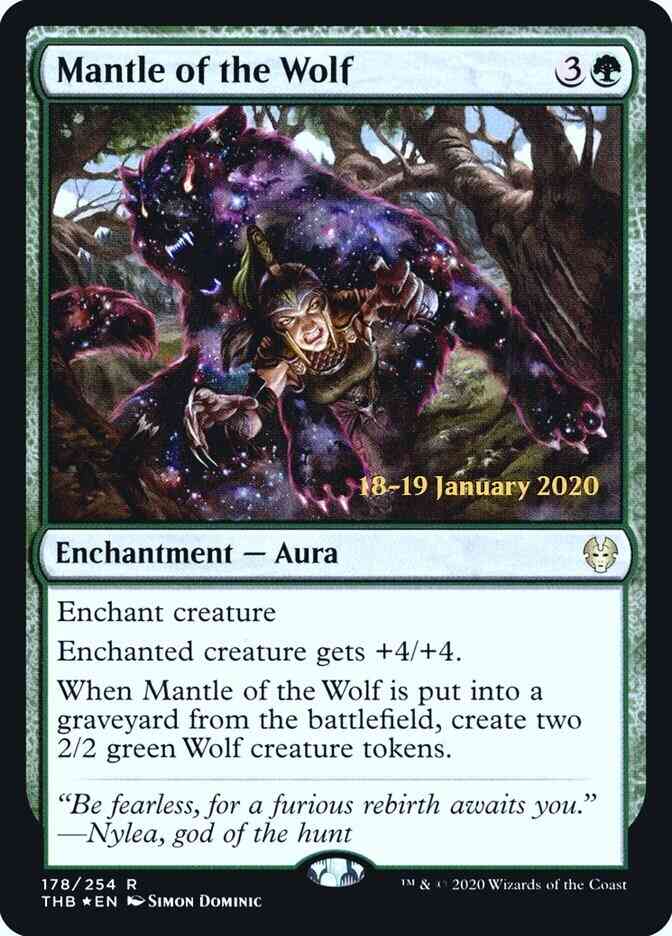 Mantle of the Wolf [178s] [Theros Beyond Death Promos] [Foil]