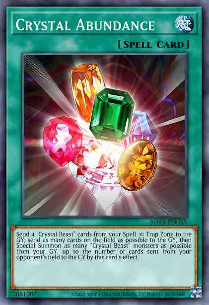 Crystal Abundance - LCGX-EN166 - Rare - Unlimited