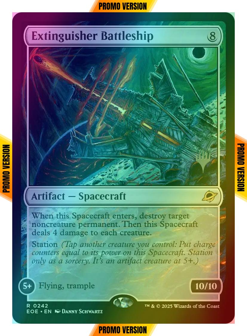 Extinguisher Battleship [242p] [Promo Pack] [Edge of Eternities: Promos] [Foil]