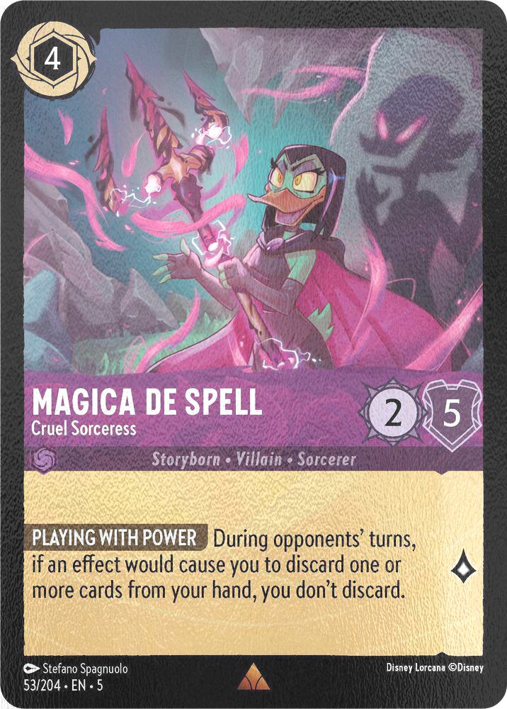 Magica De Spell - Cruel Sorceress - 53/204 [Shimmering Skies] [Cold Foil]
