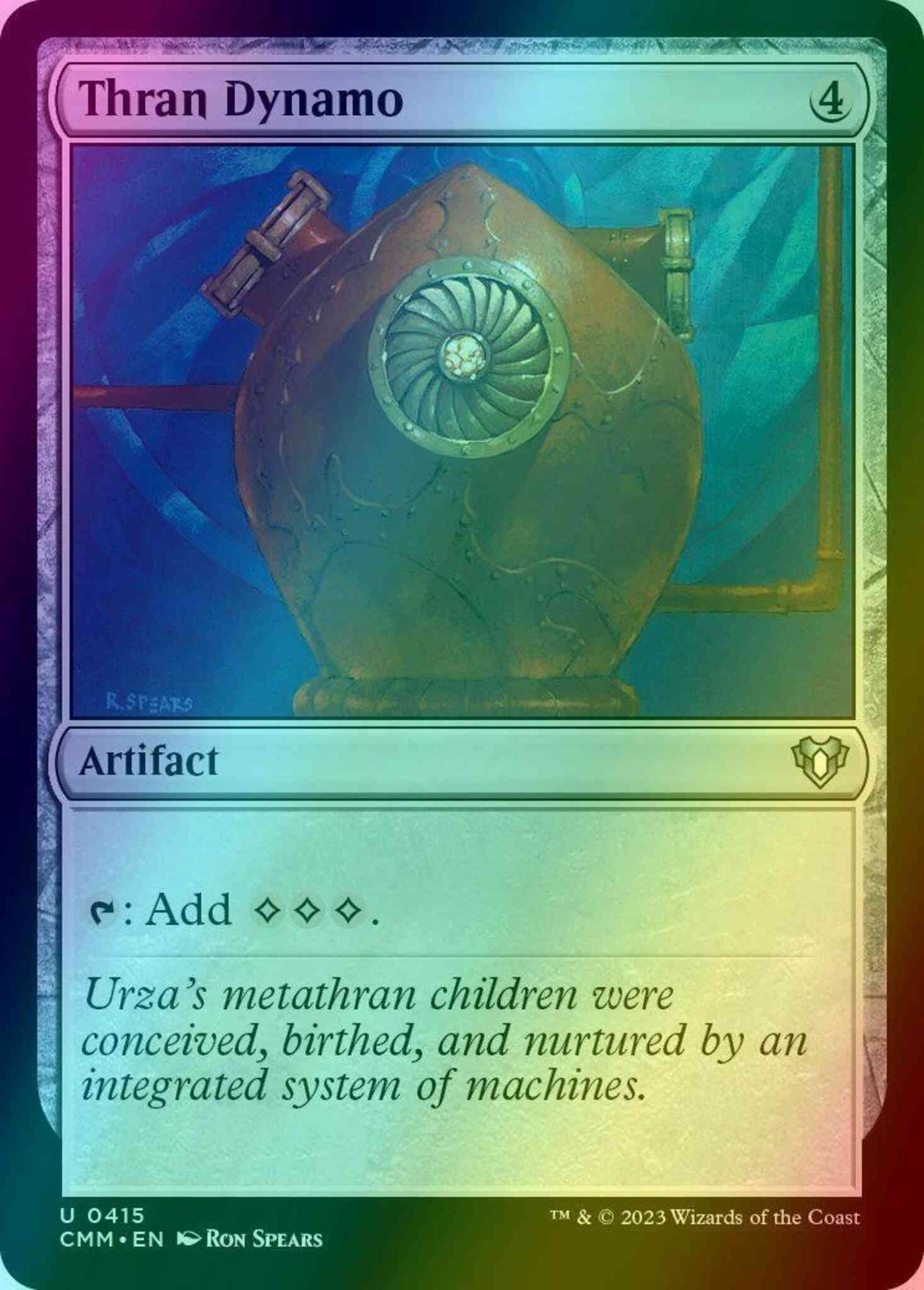 Thran Dynamo [415] [Commander Masters] [Foil]