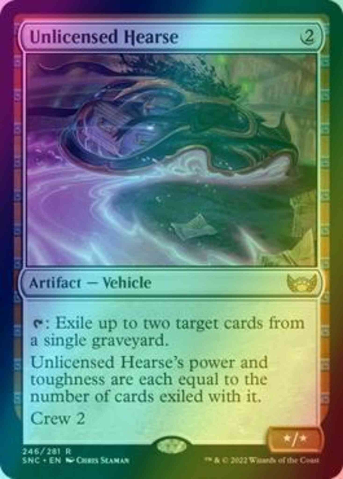 Unlicensed Hearse [246] [Streets of New Capenna] [Foil]