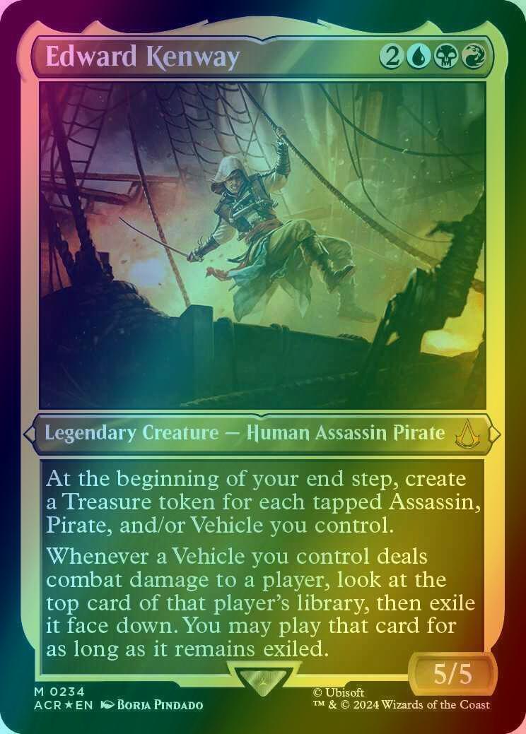 Edward Kenway [234] [Assassin's Creed] [Etched Foil]