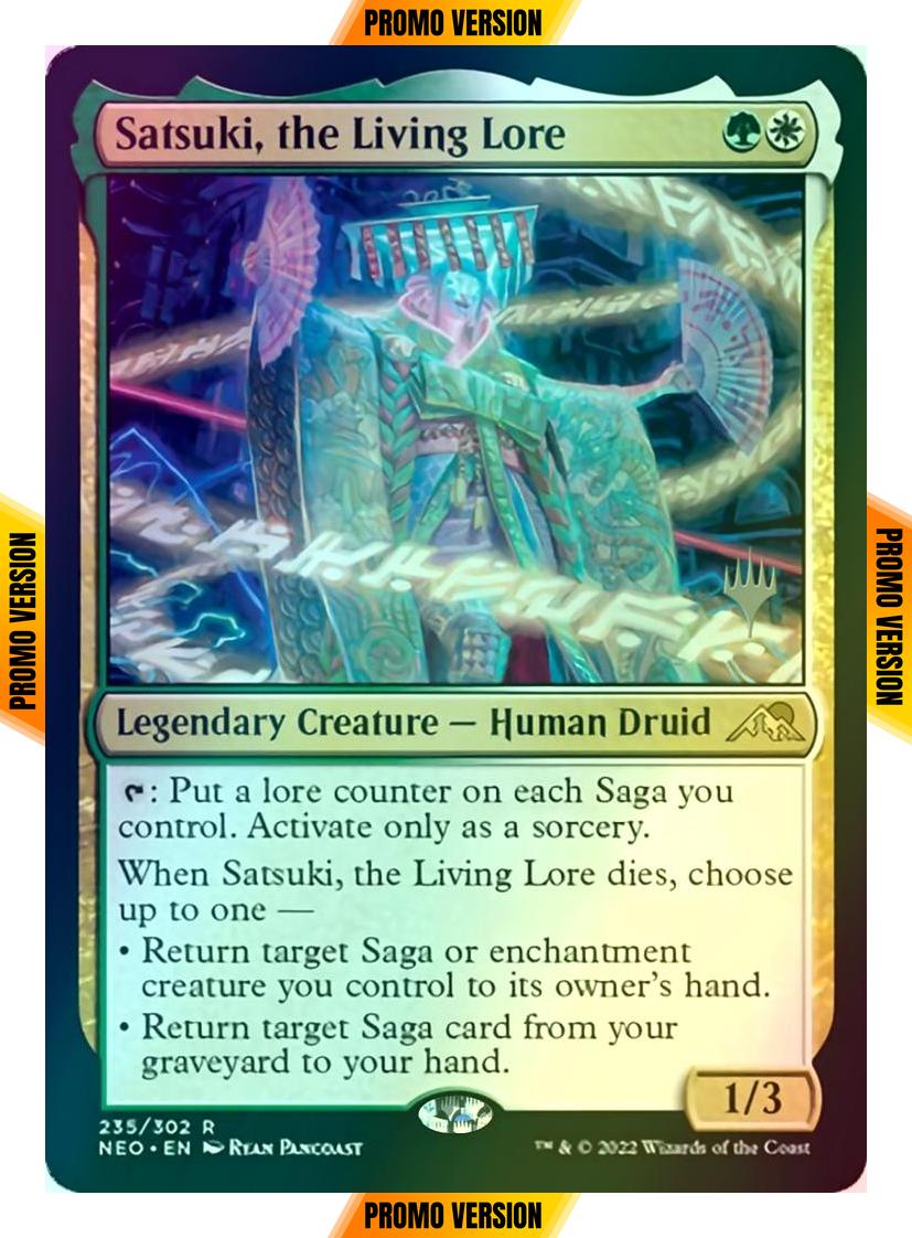 Satsuki, the Living Lore [Promo Pack] [235p] [Kamigawa: Neon Dynasty: Promos] [Foil]